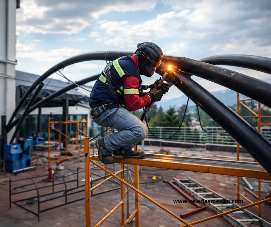 mantenimiento de velarias y tensoestructuras profesional
