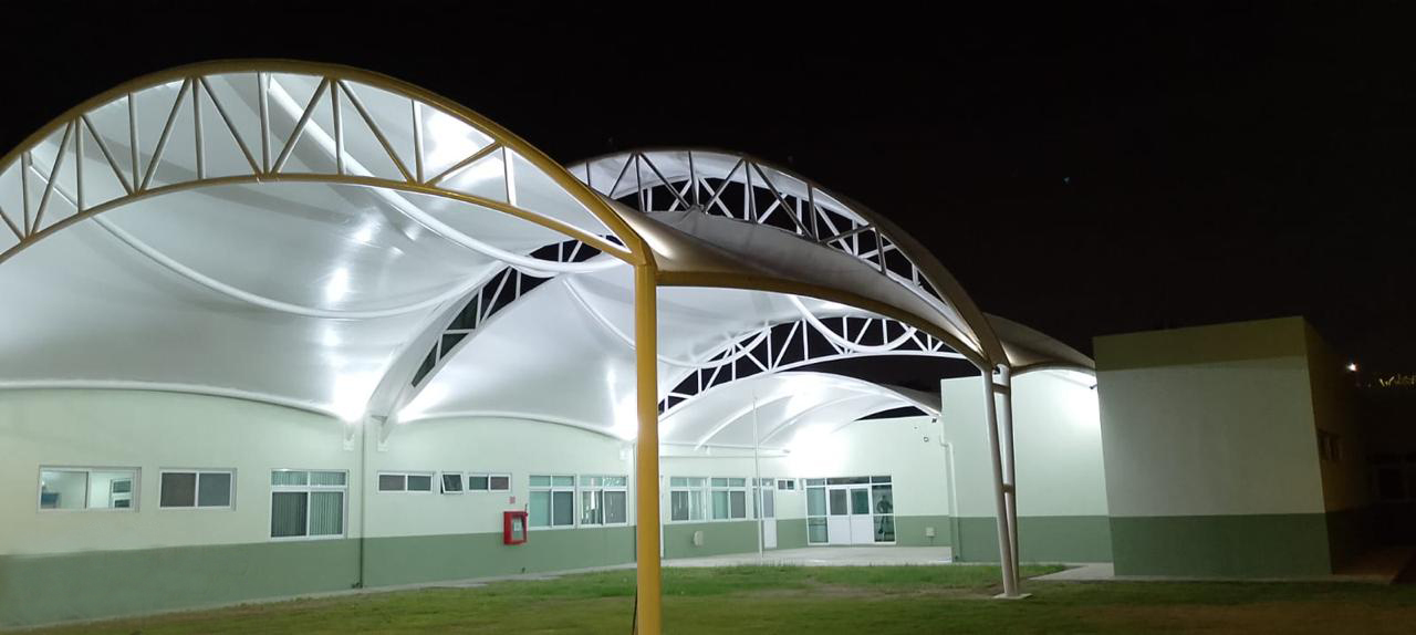 Proyecto de tensoestructura en Monterrey.